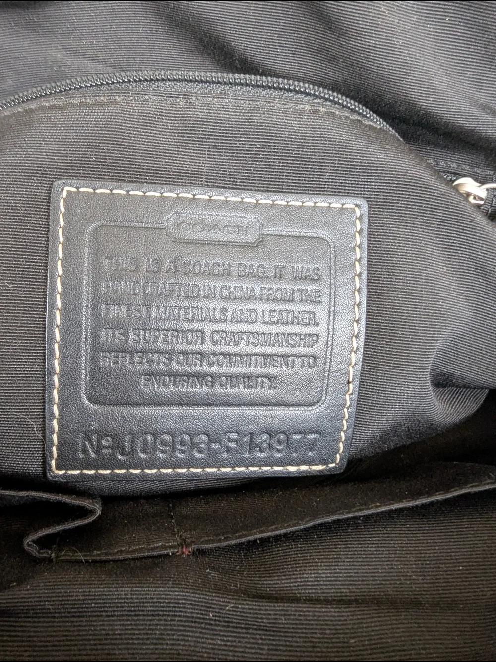 vintage Coach Hampton Signature Miranda Domed Satchel